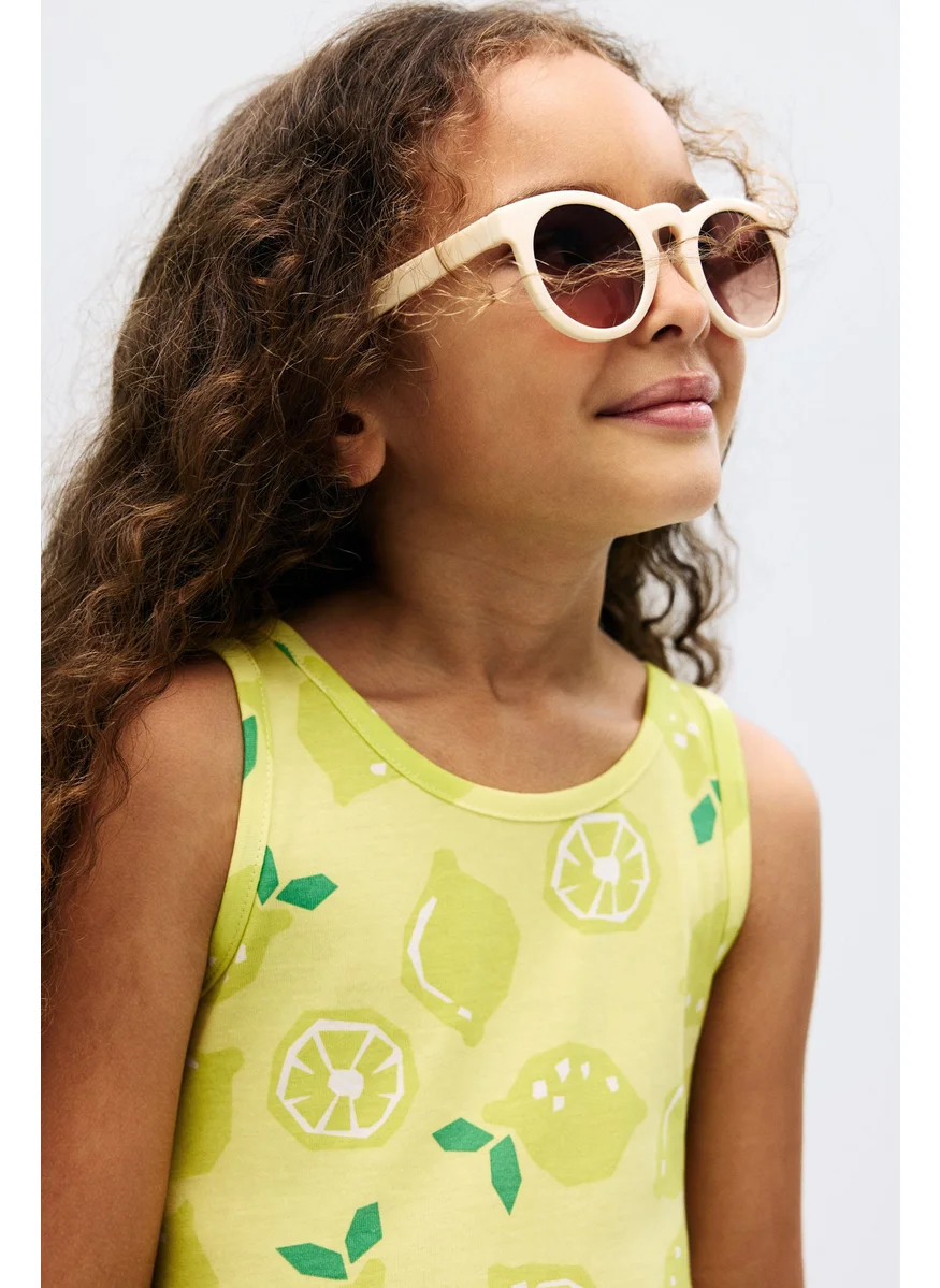 اتش اند ام Patterned Cotton Dress