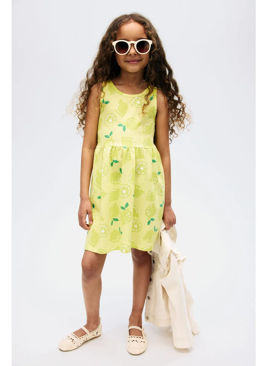 اتش اند ام Patterned Cotton Dress