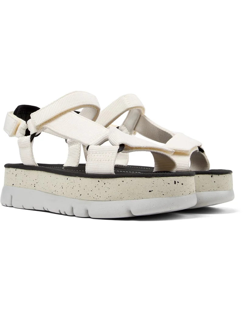 Camper Oruga Up, Women Sandal, White