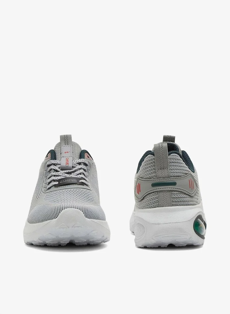 Campus Grey Men’s Grey Running Shoes – Breathable Knit Upper Shoes with Stylish Contrast Detailing for Men | Best Price UAE
