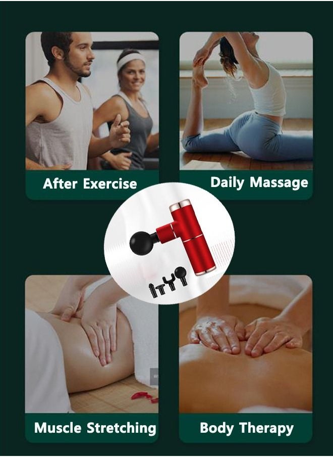 Arabest - Mini Pocket-Sized Deep Tissue, Portable Percussion Muscle Massager Gun, Ultra Small & Quiet Muscle Massage Gun with Carry Case for On The Go Usage - Image 1