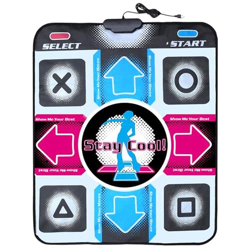 OSTENT USB Non-Slip Dancing Step Dance Mat Pad Blanket for PC Laptop Computer Video Game - Image 1