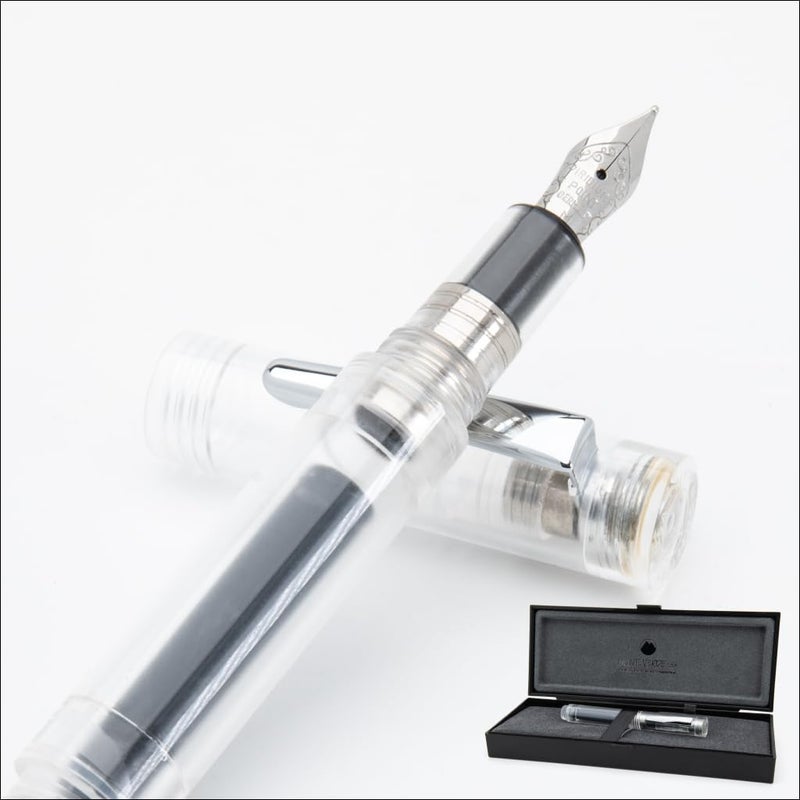 Monteverde MVP Fountain Pen Diamond Clear Stub Nib Compact Versatile Mini Pocket Pen JoWo GermanMade Nib Cartridge Eyedropper Fill - Image 2