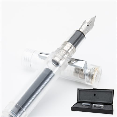 Monteverde MVP Fountain Pen Diamond Clear Stub Nib Compact Versatile Mini Pocket Pen JoWo GermanMade Nib Cartridge Eyedropper Fill - Image 1
