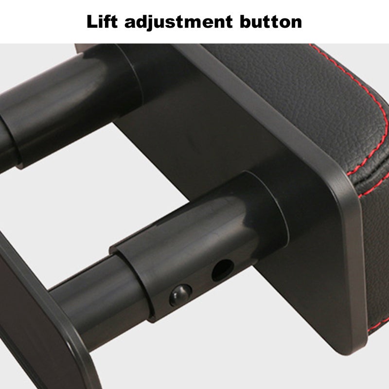 Car Armrest Left Elbow Support: Brown Soft PU Leather With Memory Foam, Adjustable Height 9cm/10.5cm/12cm - Easy To Install Reusable Glue Pad, Comfort Armrest Pad for Car Drivers Long-Driving Relief - Image 2