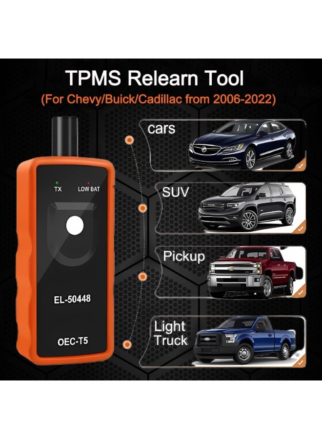 SANMUGEED TPMS Relearn Tool, Tire Pressure Monitor System Sensor Activation Programming Tool,tpms Programming Tool, OEC-T5, 2025 Edition, Car Accessories - Image 2