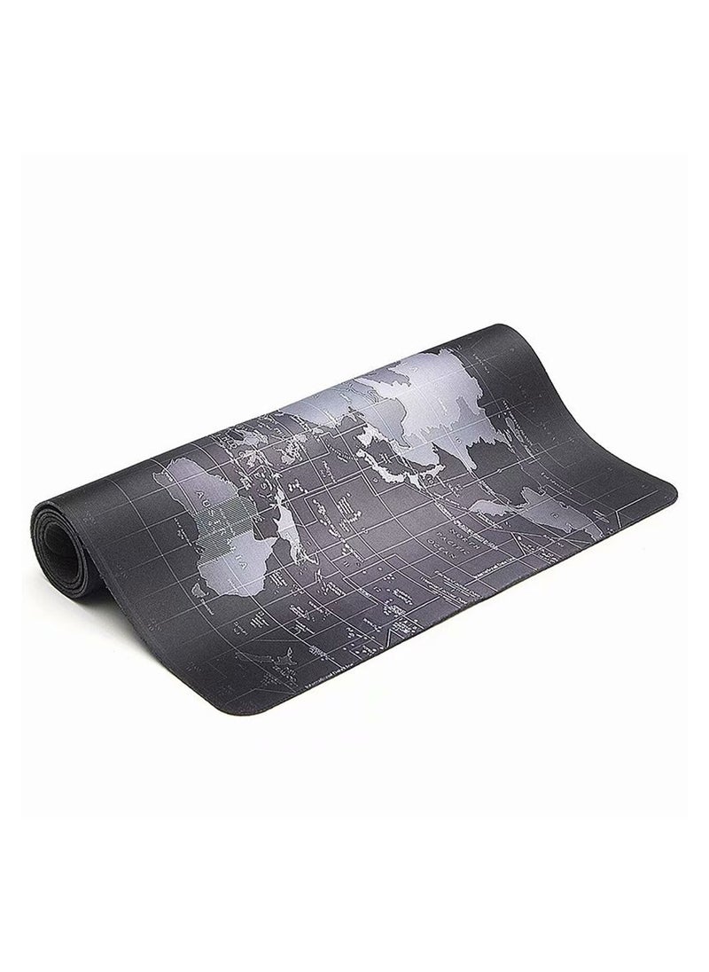 CATANES - Gaming Mouse Pad World Map Design Keyboard Laptop Computer PC Gamers Pad Large Rubber Waterproof Non-Slip Home Office Desk Mat - Image 1