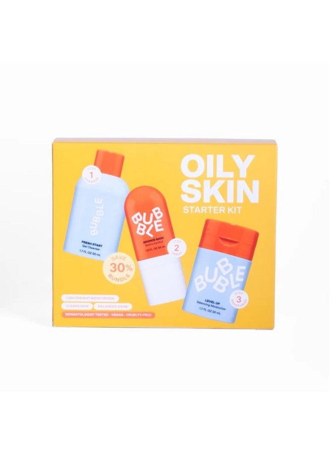 Bubble - Skincare 3Step Balancing Bundle For Normal To Oily & Combo Skin Set Of 3 - Image 1