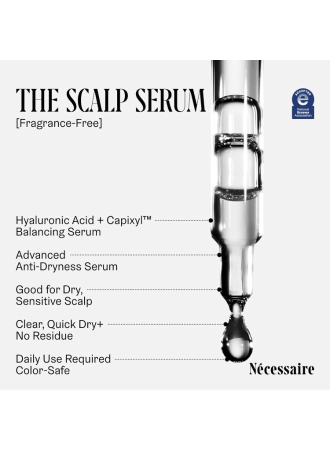 Necessaire Nécessaire The Scalp Serum. 5% Capixyl™ + 1% Hyaluronic Acid For Fuller, Thicker, Healthier Hair. Fragrance-Free. Approved by the National Eczema Association. 1 fl oz - Image 4