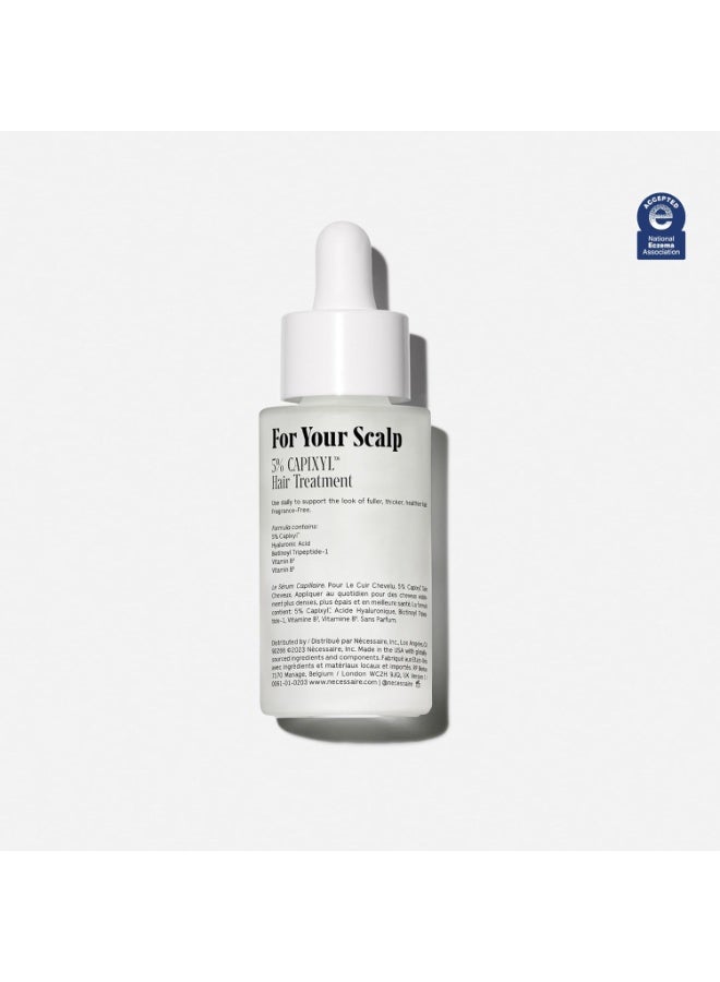 Necessaire Nécessaire The Scalp Serum. 5% Capixyl™ + 1% Hyaluronic Acid For Fuller, Thicker, Healthier Hair. Fragrance-Free. Approved by the National Eczema Association. 1 fl oz - Image 2