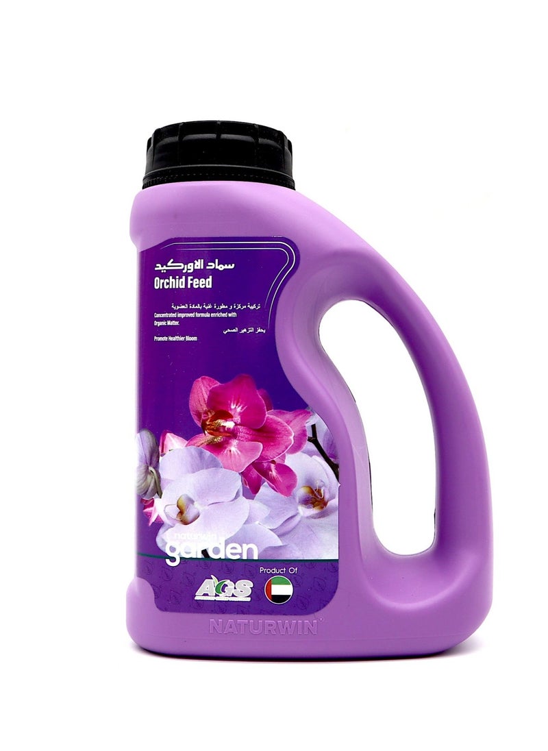 AGS - Organic Based Orchid Feed Liquid Flowers Booster is a Specially Formulated Liquid Fertilizer Designed to Enhance Growth and Blooming of Orchids With a 500ml Bottle Orchid Feed Provides Essential Nutrients in an Organic form Promoting Vibrant Flowers and Healthy Foliage. - Image 1