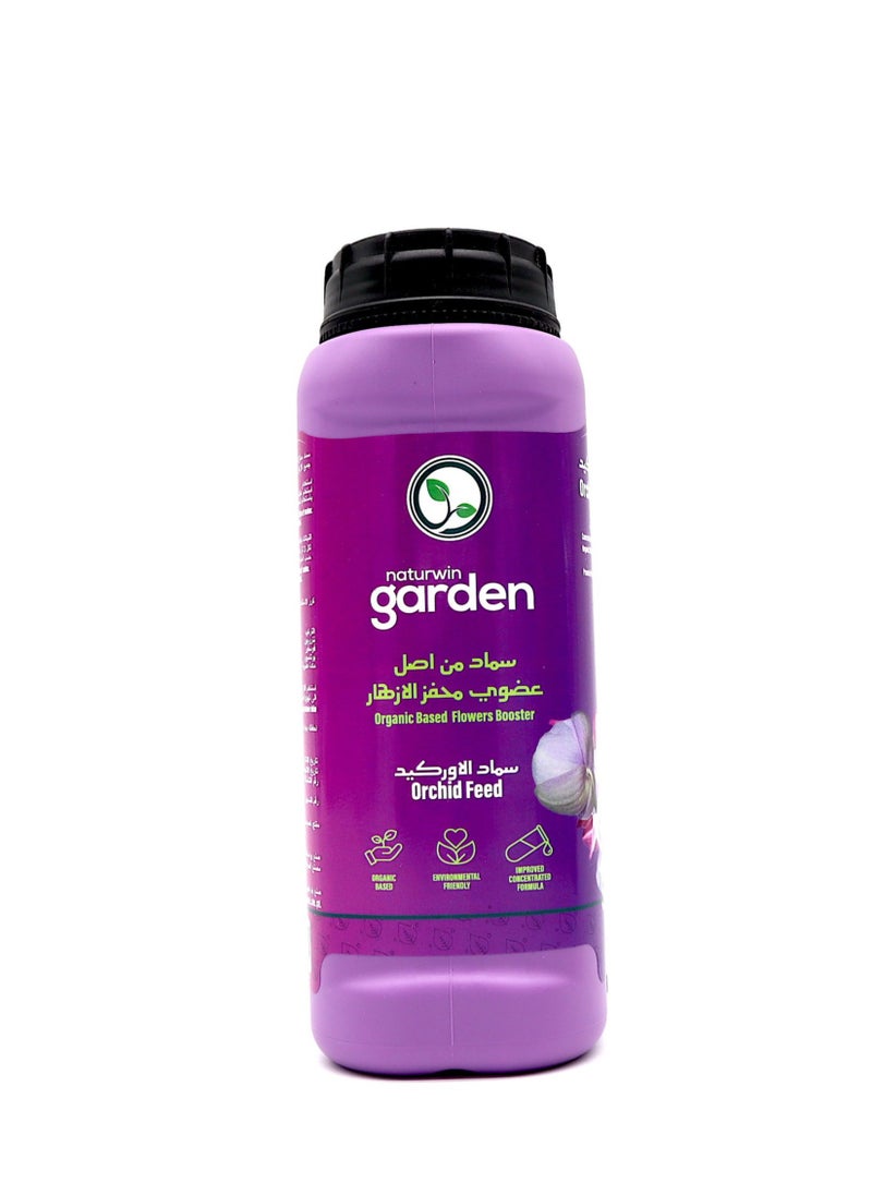 AGS - Organic Based Orchid Feed Liquid Flowers Booster is a Specially Formulated Liquid Fertilizer Designed to Enhance Growth and Blooming of Orchids With a 500ml Bottle Orchid Feed Provides Essential Nutrients in an Organic form Promoting Vibrant Flowers and Healthy Foliage. - Image 1