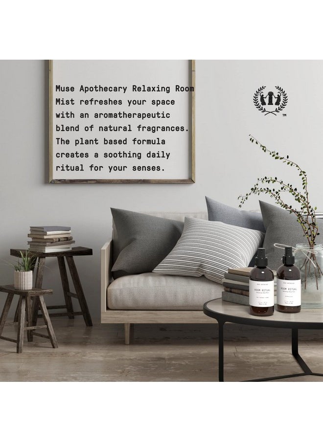 ميوس ابيثيكاري طقوس غرفة Muse Apothecary - رذاذ غرفة عطري ومريح، 4 أونصة، غني بالزيوت العطرية الطبيعية - الصبار + الأوكالبتوس + اللافندر  - Image 3