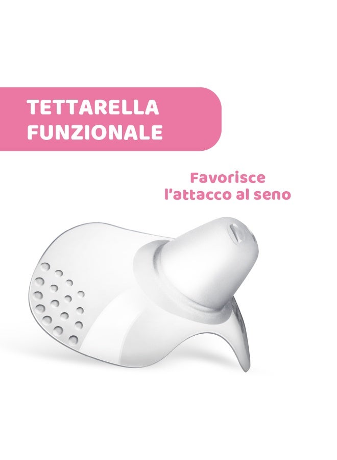 شيكو مجموعة واقيات للحلمات مقاس صغير إلى متوسط مكونة من قطعتين - Image 3