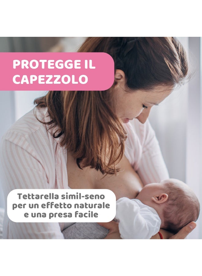 شيكو مجموعة واقيات للحلمات مقاس صغير إلى متوسط مكونة من قطعتين - Image 2