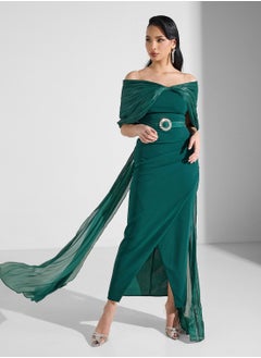 Off Shoulder Dess With Back Bow