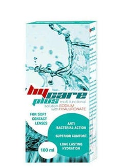 hy care plus Hy Care Plus Sodium Hyaluronate Multi-Purpose Solution for Contact Lenses 100ml. Cleaning, Sterilizing, and Moisturizing.  - Image 3