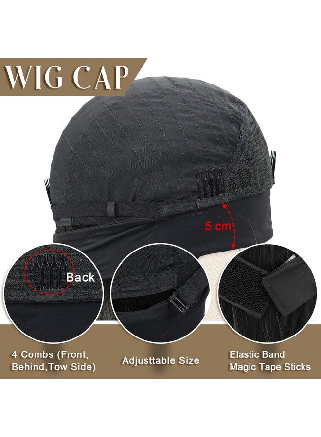 كولورفول كوين شعر مستعار بعصابة رأس بدون لاصق، شعر مستعار اصطناعي مموج للنساء ذوات البشرة السمراء، شعر مستعار طويل مموج ذو مظهر طبيعي، مقاوم للحرارة، كثافة 180% (26 بوصة 1B/H30) - Image 4