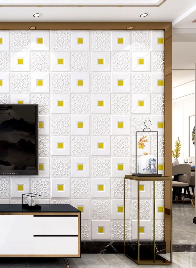 fashionhome Home Decor Wallpaper PVC Foam 3D Oil-Proof Decorative Kitchen Home Renovation Self-Adhesive Wall Sticker  - Image 1