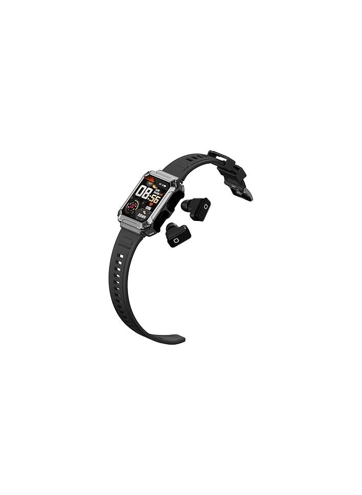 WatchOut Wearables WatchOut WearPods Smartwatch with Wireless Earbuds  - Image 1