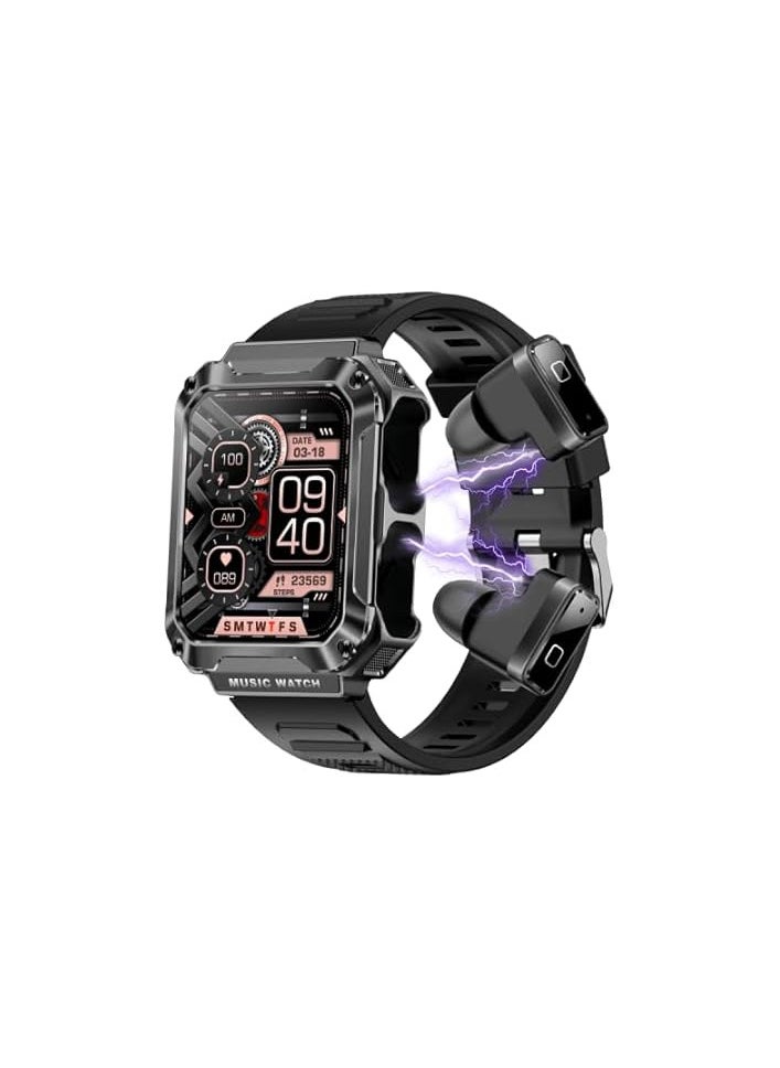 WatchOut Wearables WatchOut WearPods Smartwatch with Wireless Earbuds  - Image 2