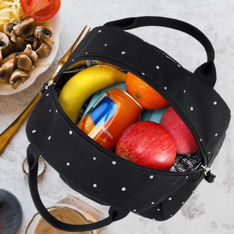 Bluboon Lunch Bag for Women Men Cute Lunch Tote Bags Reusable Insulated Lunch Box Large Capacity Reusable Insulated Cooler for Work Picnic or Travel - Image 3