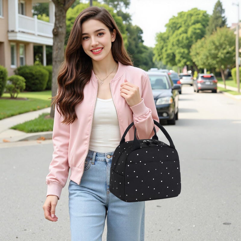 Bluboon Lunch Bag for Women Men Cute Lunch Tote Bags Reusable Insulated Lunch Box Large Capacity Reusable Insulated Cooler for Work Picnic or Travel - Image 5
