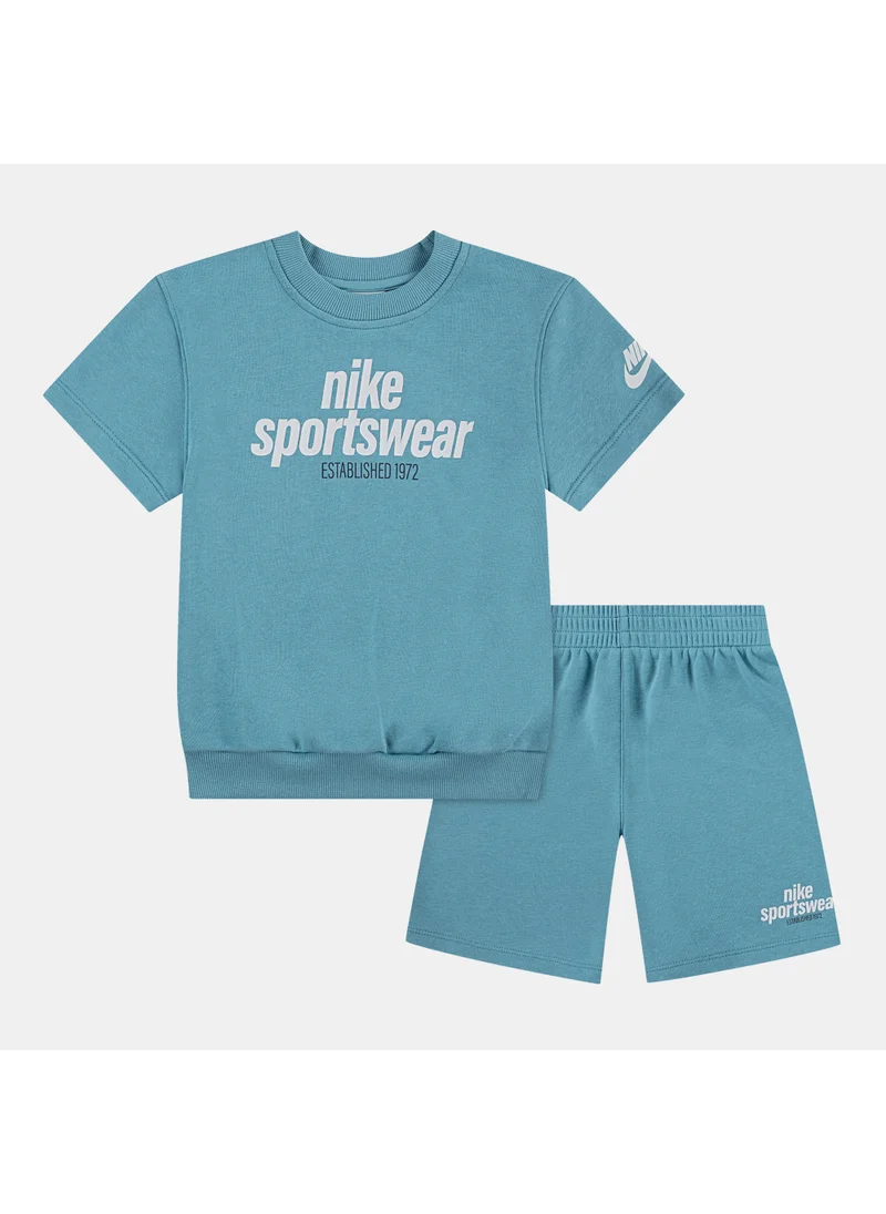 Nike Kids' Club Family T-Shirt and Shorts Set