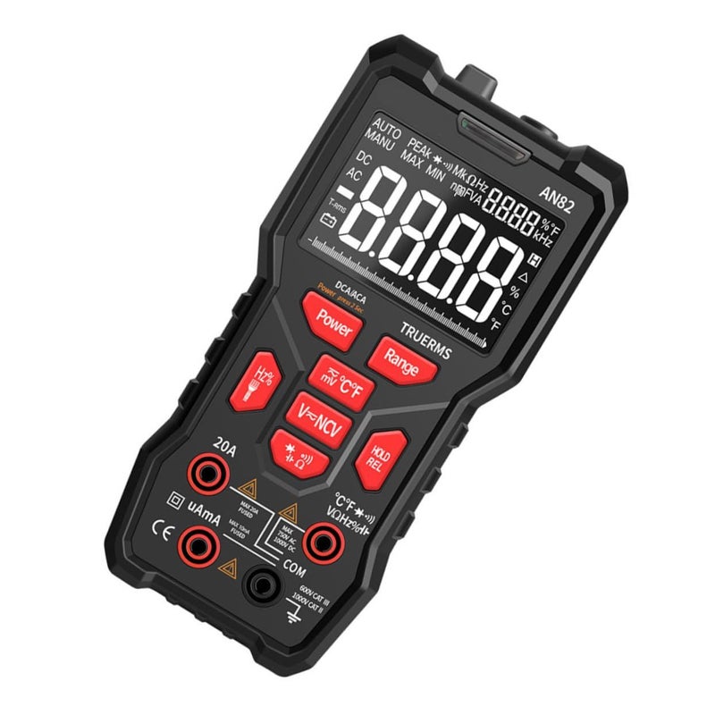 Professional Digital Multimeter Auto Ranging LCD Display Voltage Resistance Tester Dual Safety Protection - Image 2