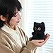 Ditucu Black Cat Stuffed Animals Cute Soft Plush Dolls Small Plushies Toys Gifts for Kids 6 inch - Image 2