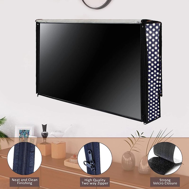 Vocal Polyvinyl Chloride (Pvc) Led Tv Cover For Samsung 55 Inches Led Tvs (All Models) - Dustproof Television Cover Protector For 55 Inch Lcd, Led, Plasma Television Cled1-P02-55 - Image 2