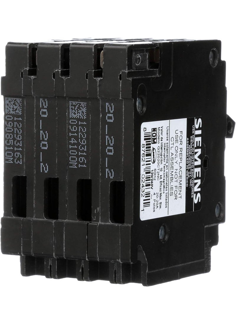 SIEMENS SIEMENS Q22020CT2NC 2020A 120240V 4P 10K NEW QUAD  - Image 4