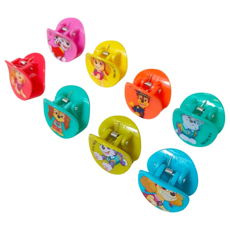 LUV HER Paw Patrol Girls Butterfly Hair Clips - 8 Cute Hair Clips with Small Soft Claw, Clips for Every Occasion - Multi Color with Your Favorite Paw Patrol Characters - Ages 3+ - Image 5