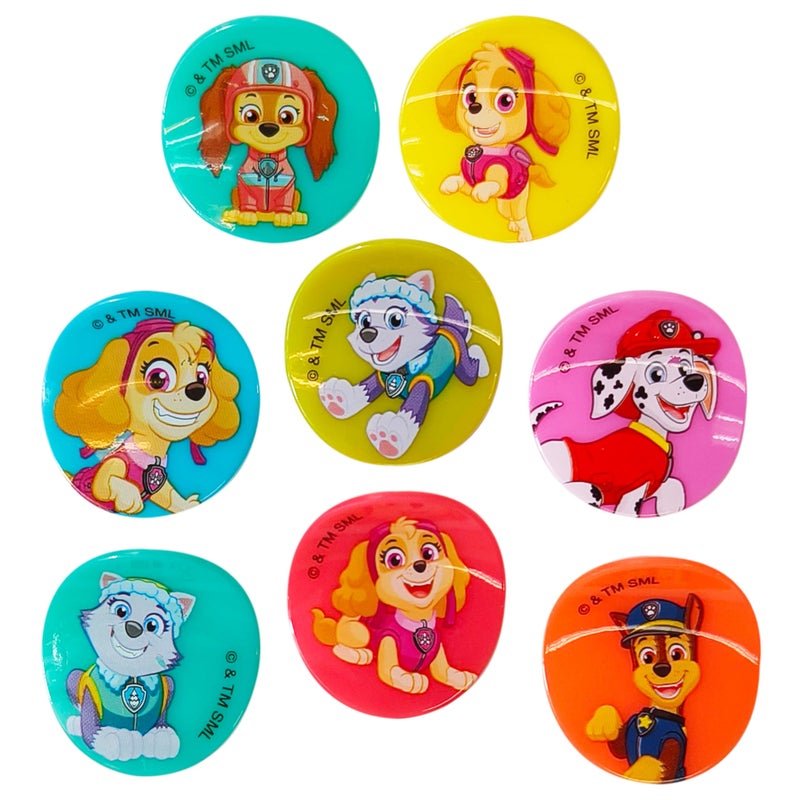 LUV HER Paw Patrol Girls Butterfly Hair Clips - 8 Cute Hair Clips with Small Soft Claw, Clips for Every Occasion - Multi Color with Your Favorite Paw Patrol Characters - Ages 3+ - Image 3