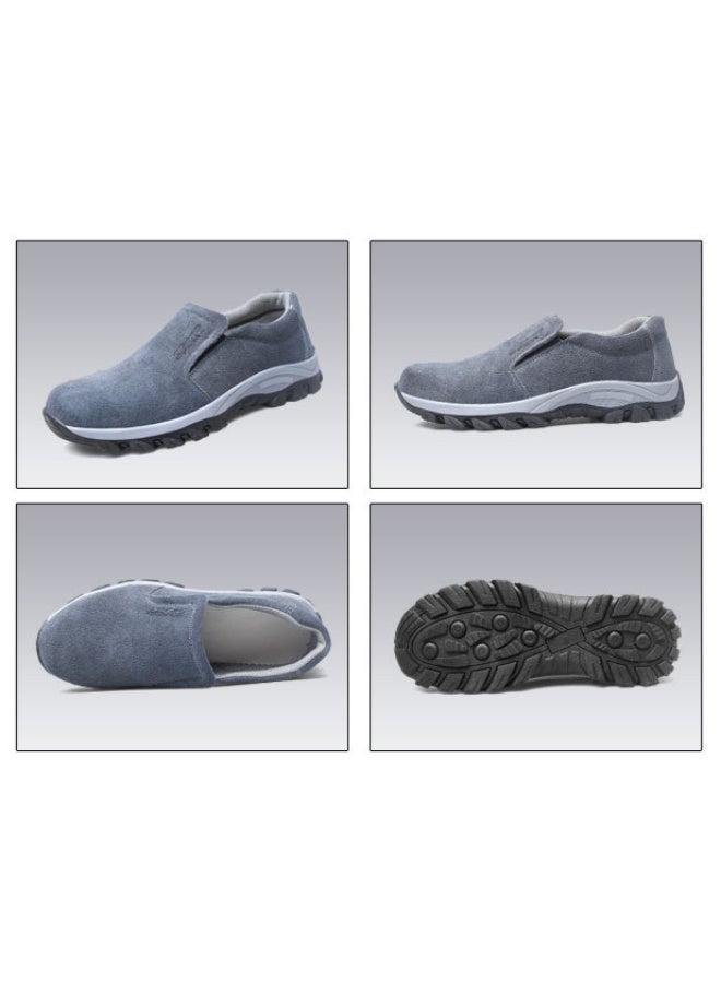 NIBEMINENT Outdoor Anti Smashing Labor Shoes Wear Resistant Lightweight Safety Boots Anti Puncture Steel Toe Work Sneaker For Men - Image 2