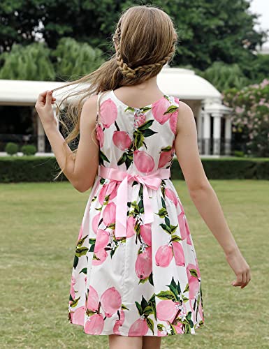 PrinceSasa Birthday Lemon Children Dress Toddler Girl Clothes Girls Dress,E8,5-6 Years(Size 130) - Image 3