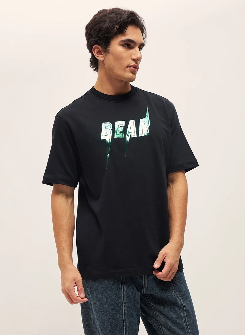 THE BEAR HOUSE Men’s Cotton T-Shirt – Soft, Breathable & Comfortable, Perfect for Casual Wear, Ideal for Everyday & Summer Wear