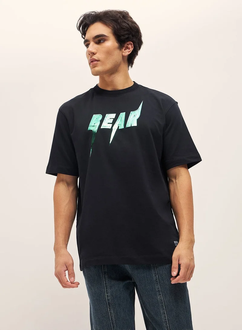 THE BEAR HOUSE Men’s Cotton T-Shirt – Soft, Breathable & Comfortable, Perfect for Casual Wear, Ideal for Everyday & Summer Wear