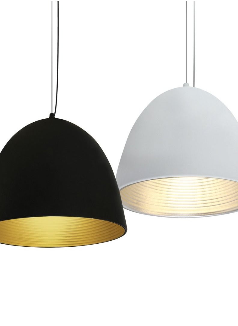 Generic Bowl Shade Suspension Light ,Dining Table Suspension, Bar Light,Kitchen Suspension,Diameter 30 cm,Circular,E 27 Socket ,White - Grey Finish, Cable Height Adjustable Up to 1.6 meters  - Image 3
