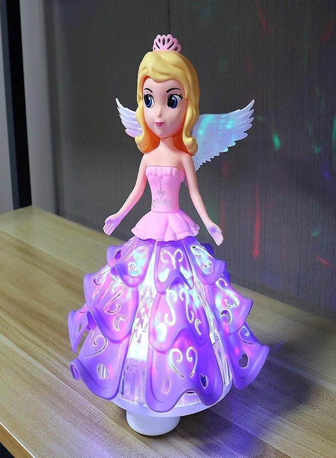 Space Enterprises Princess Musical Dancing Angel Doll, Spin Musical Dancing Doll for Kids - Image 2