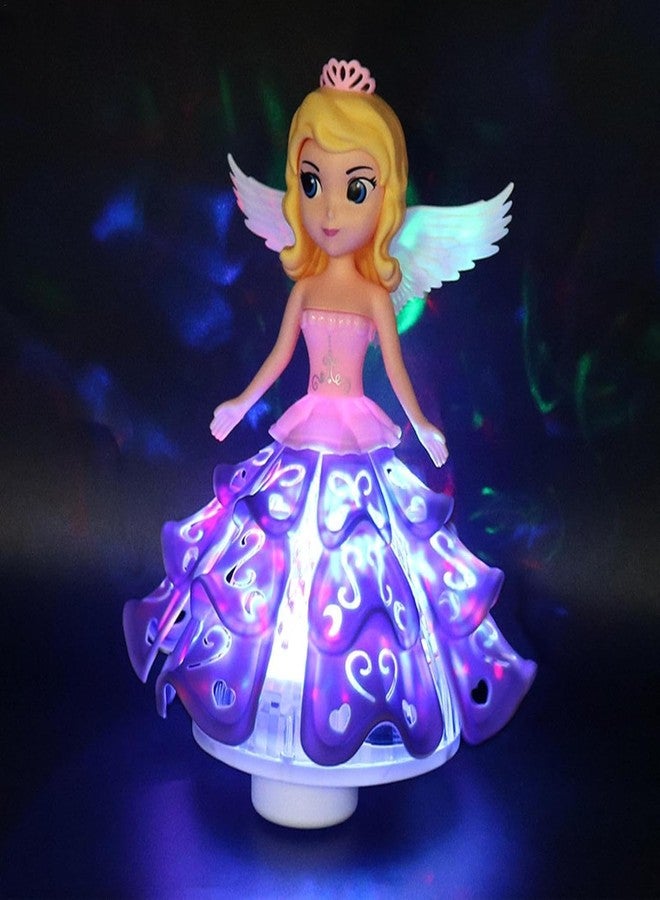 Space Enterprises Princess Musical Dancing Angel Doll, Spin Musical Dancing Doll for Kids - Image 3