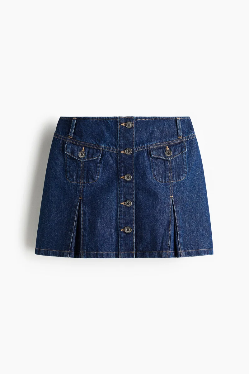H&M Denim mini skirt
