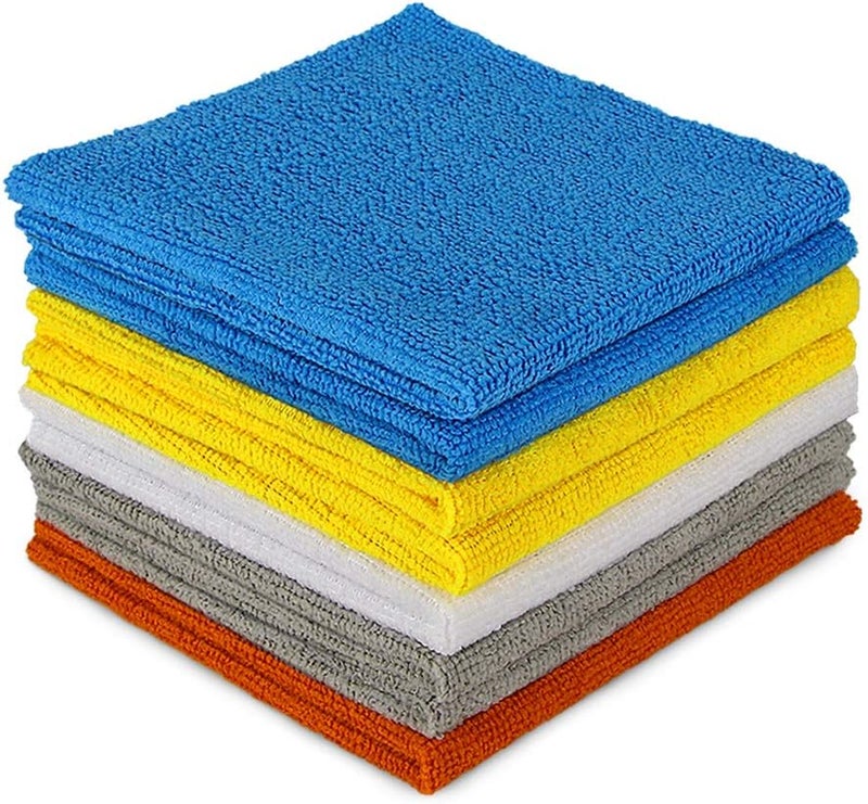 AIDEA Microfiber Cleaning Cloths - 8 Pack - Image 1
