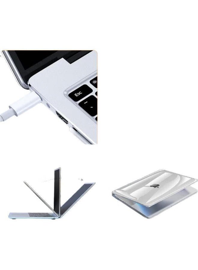 Nvv Compatible With Macbook Air 13.6-Inch Protective Case, M4/M3/M2 Protective Cover For 22 Laptops, Transparent Shell, Ka-M3 Frosted - Image 2