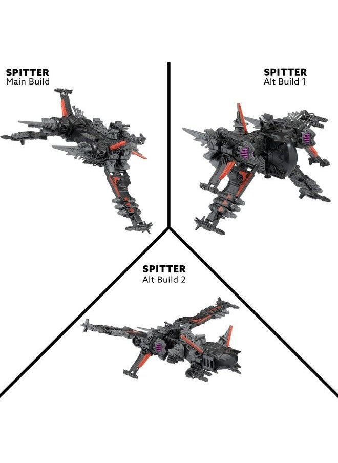 SNAP SHIPS Komplex Spitter K.L.A.W Missile Cruiser Build To Battle 3 Different Builds Ages 8+  - Image 4