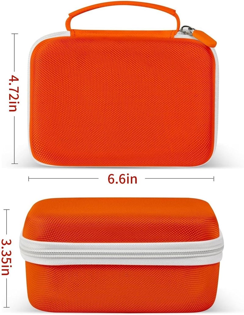 بوبول حافظة OK-976 لجهاز Phomemo M110 - حافظة تخزين محمولة صغيرة للعلامات، كابل USB وملحقات - برتقالي - Image 5