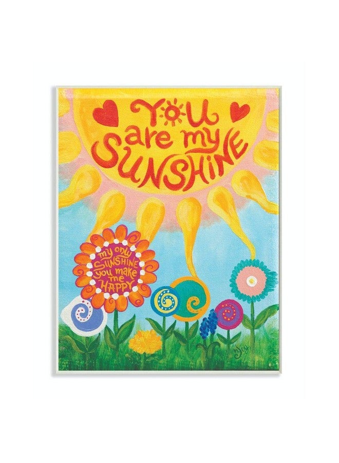 Stupell Industries Stupell Home Décor You Are My Sunshine Canvas Wall Art 16 X 20 Multicolor - Image 2