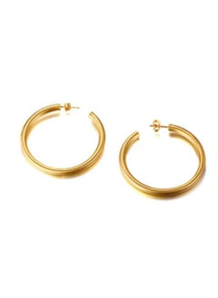 18K Hoop Earrings – Dazzling Circle Collection with Elements - Elevate Everyday Style with Fashion-forward Women's Jewelry - Explore Elegant Designs, Perfect for Casual or Formal Wear