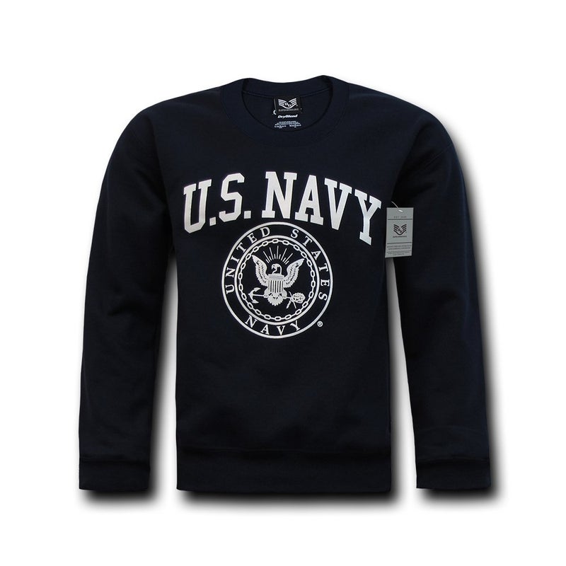 Rapid Dominance Rapiddominance Navy Crewneck Sweatshirt, Navy, Medium - Image 5