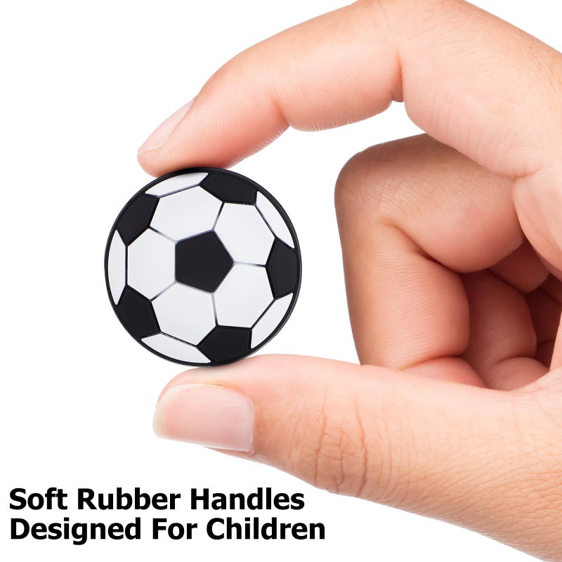 6Pcs Soccer Ball Drawer Knobs Anti Collision Cabinet Pull Handles For Nursery Wardrobe Closet Furniture - Image 5